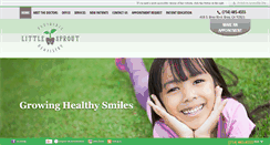 Desktop Screenshot of growinghealthysmiles.com