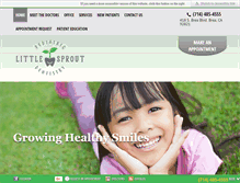 Tablet Screenshot of growinghealthysmiles.com